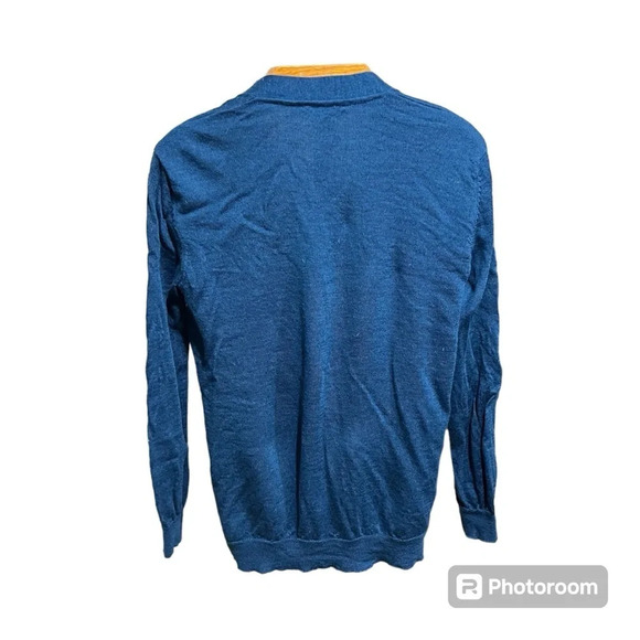 KIRKLAND SIGNATURE ~ 100% Extra Fine Merino Wool Button Down Cardigan w/ Pockets - Picture 3 of 10